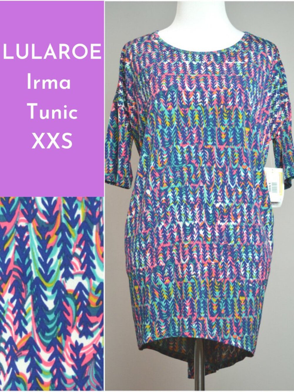 NWT XXS Abstrat Irma